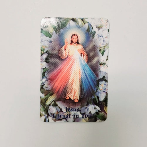 Wallet Prayer Cards English Version