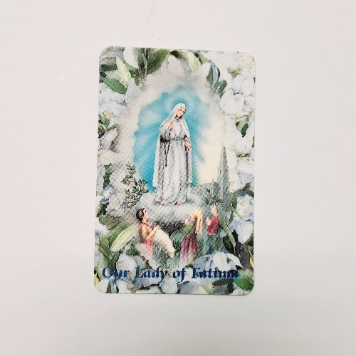 Wallet Prayer Cards English Version