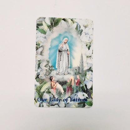 Wallet Prayer Cards English Version