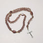 ROSARY CLEAR/w SAINT